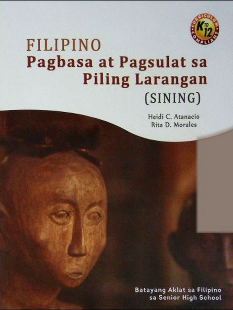 Filipino Pagbasa at pagsulat sa piling larangan (Sining) by Atanacio 2018